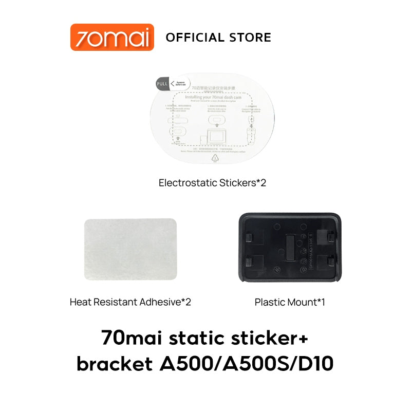 Sticker สำหรับติดกล้องรถยนต์