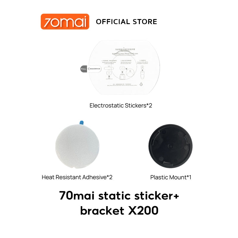 Sticker สำหรับติดกล้องรถยนต์