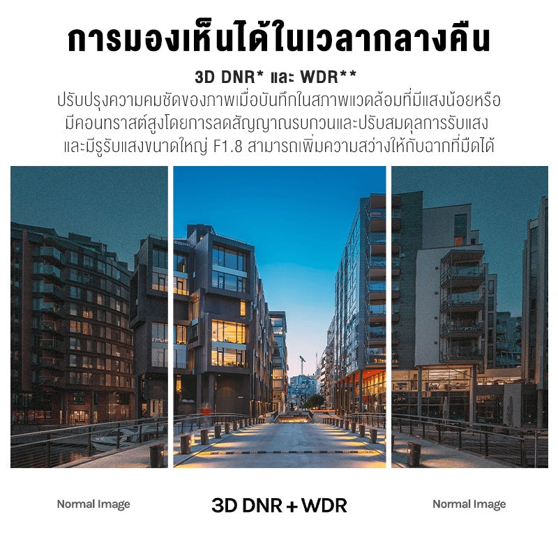 กล้องติดรถยนต์ Dash Cam A400 2K WDR 145°FOV Rear Cam Night Vision