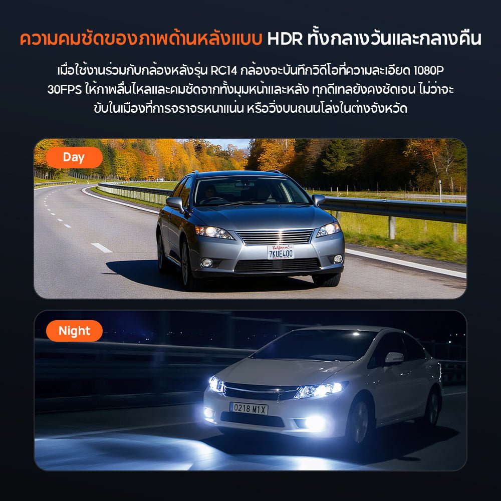 70mai Dash Cam 4K M800 4G LTE Sony IMX678กล้องติดรถยนต์