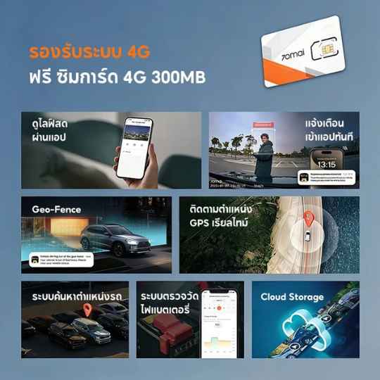 70迈行车记录仪 A800SE 4K 双画面 30帧车载摄像头