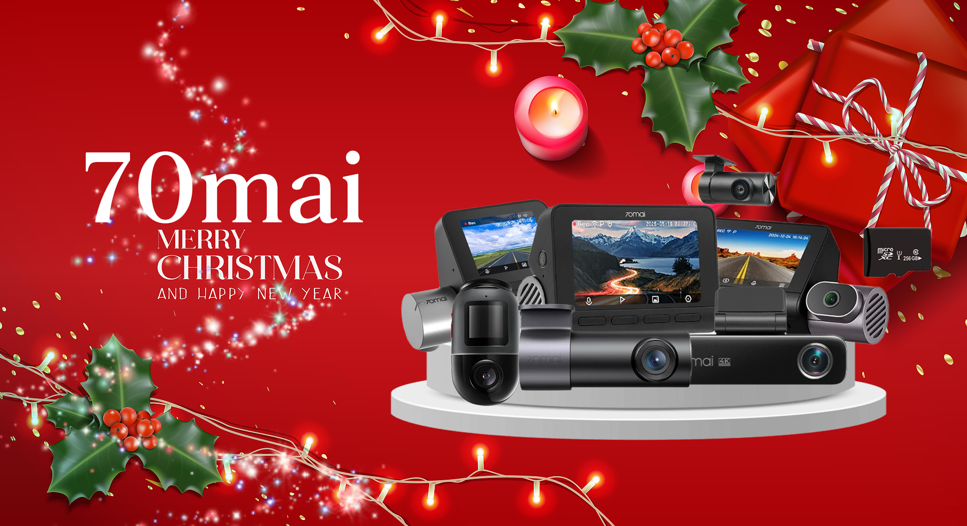 คริสต์มาสนี้มอบของขวัญพิเศษให้คนที่คุณรักด้วยกล้องติดรถ 70mai
