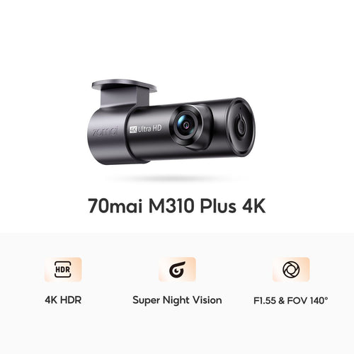 70mai Dash Cam M310 Plus 4K WDR Car Camera