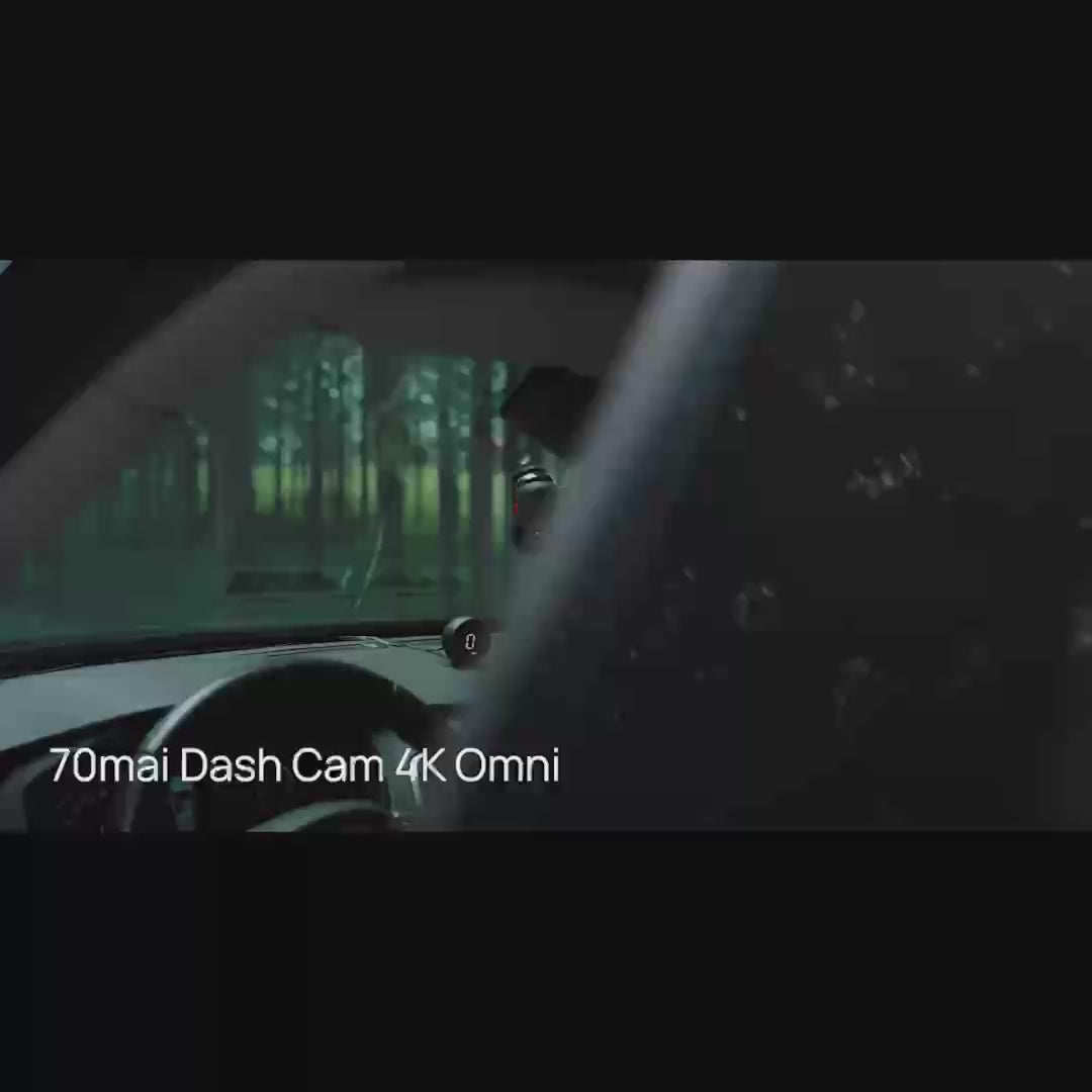70mai Dash Cam Omni X800 4K 60FPS Dual HDR กล้องติดรถยนต์